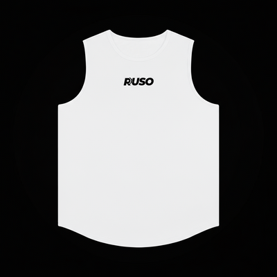 Active White Tank Top