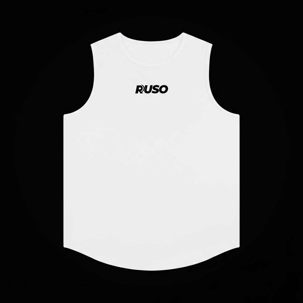 Active White Tank Top